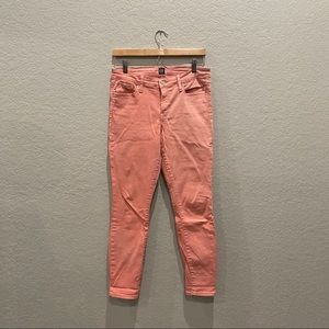 Gap brand size 27 midtone pink skinny jeans